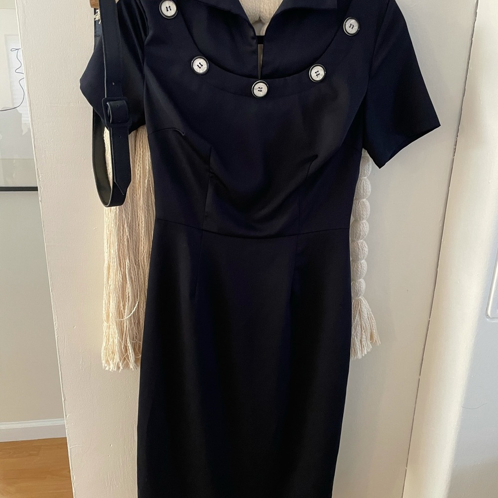 Bettie Page By Tatyana Sailor Dress 1950s